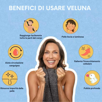 Asciugamano da doccia esfoliante antibatterico